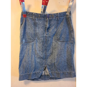 Women's Eddie Bauer Denim Skirt Size 8 Blue